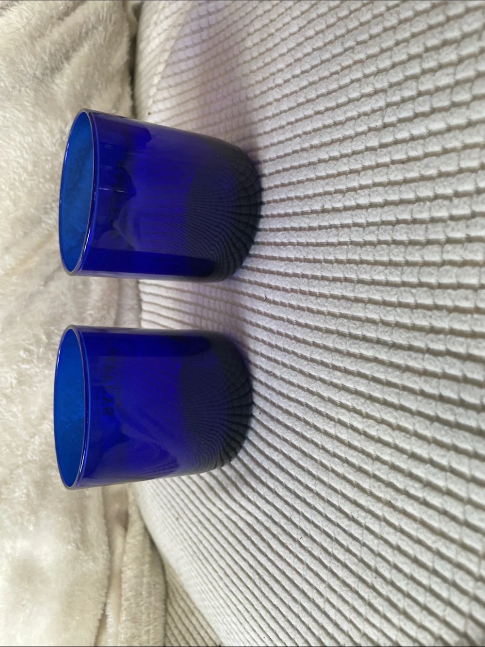 Harvey's Cobalt Blue Bristol Cream Glasses - Set of 2